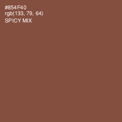 #854F40 - Spicy Mix Color Image